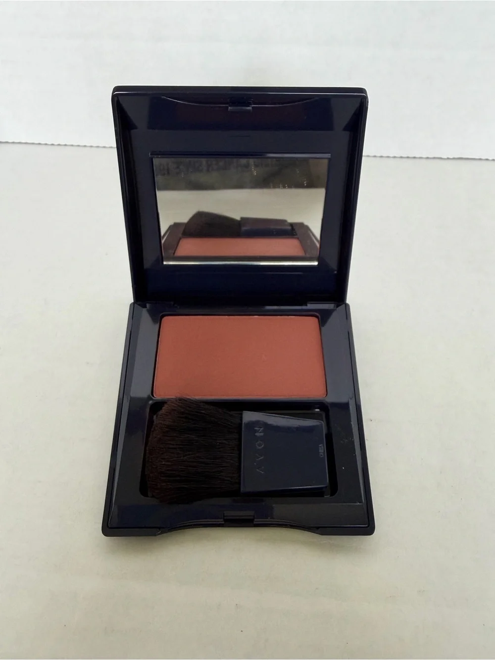 Discontinued Avon True Color Powder Blush in Russet/Orange Brûlée 0.22oz Compact